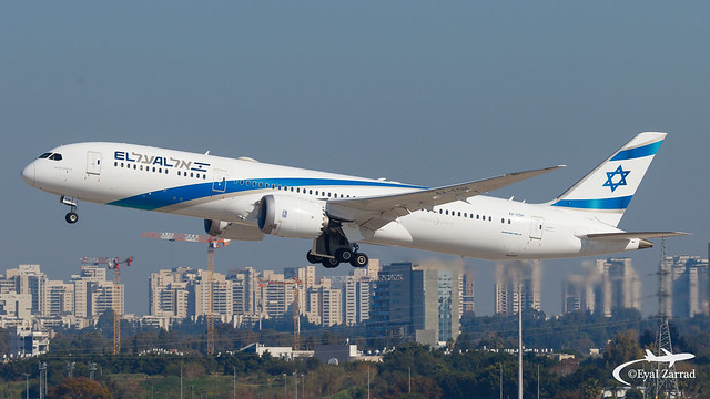 TLV - El Al Boeing 787-9 4X-EDH