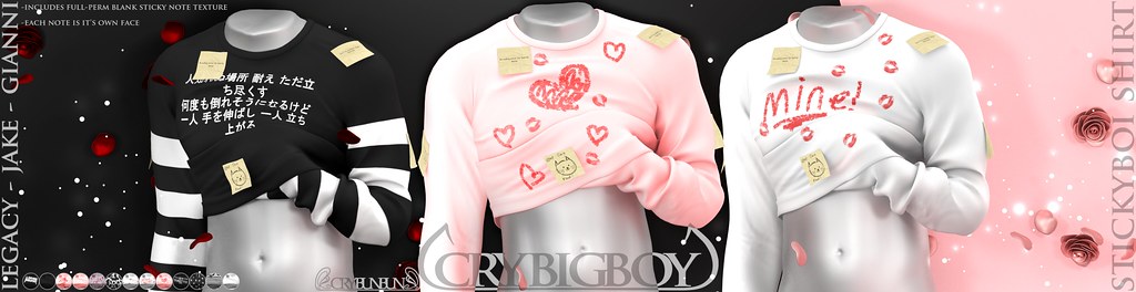 CryBunBun [CryBigBoy] – StickyBoi Shirt @ ｅｑｕａｌ１０
