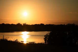 Sunset on Lake Olivia ~ Explored ~