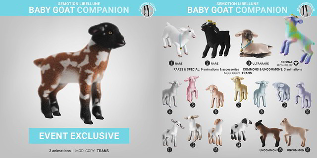 SEmotion Libellune Baby Goat Companion