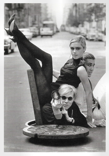 Andy Warhol, Edie Sedgwick and Chuck Wein