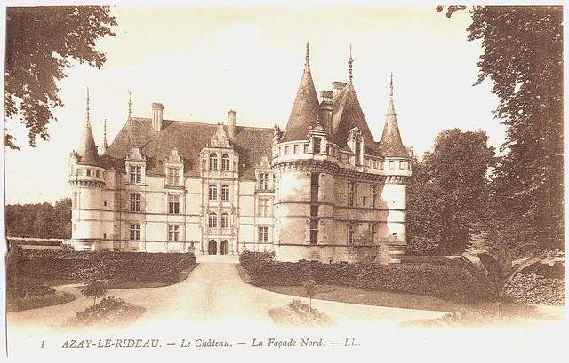 Azay-le-Rideau (Indre-et-Loire) - La Façade Nord
