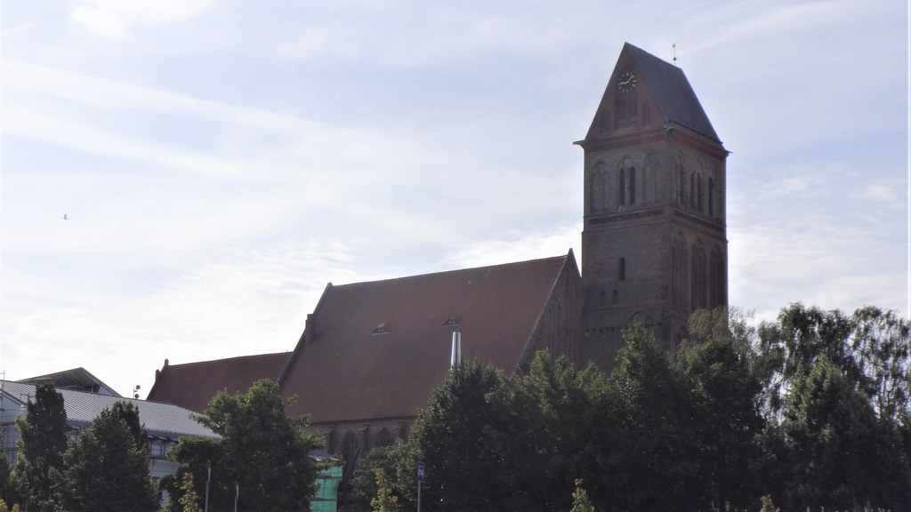 ab 1250 Anklam gotische Kirche St. Marien Marienkirchplatz in 17389