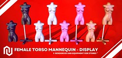 Female Torso Mannequin - Display {Mesh}