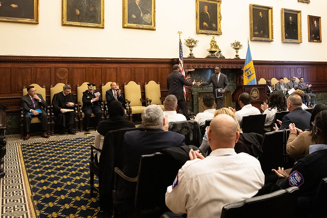 Council President Clarke, Councilmembers Squilla Welcome First Class of Public Safety Enforcement Officers 3-10-2023