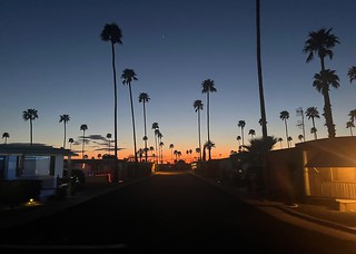 Arizona mobile park sunsets