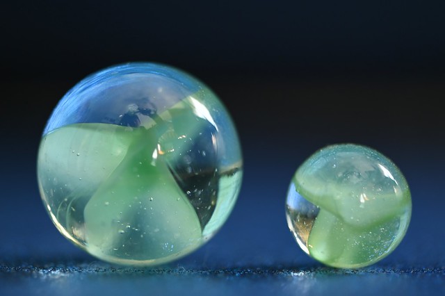 Green Marble & Smaller Green Marble