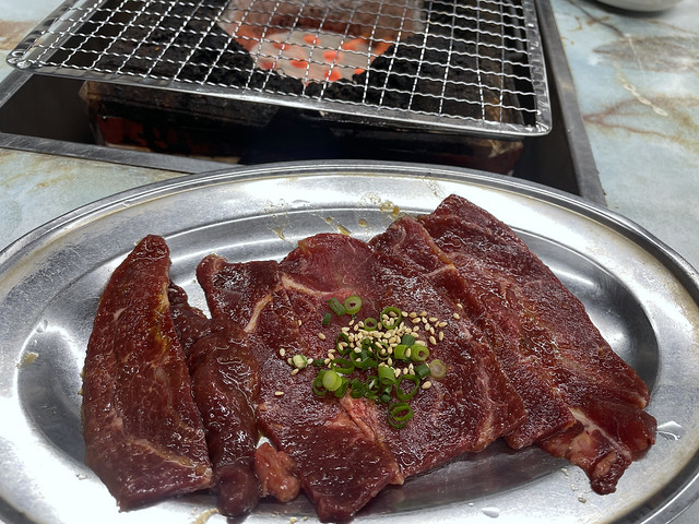 Beef cheak from Buta Shoten in Shizuoka