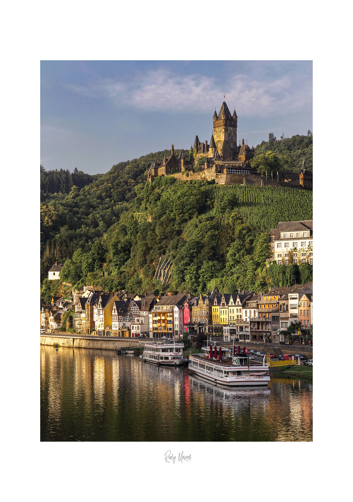 A Picturesque View of Cochem: From the Bridge over the River Moselle