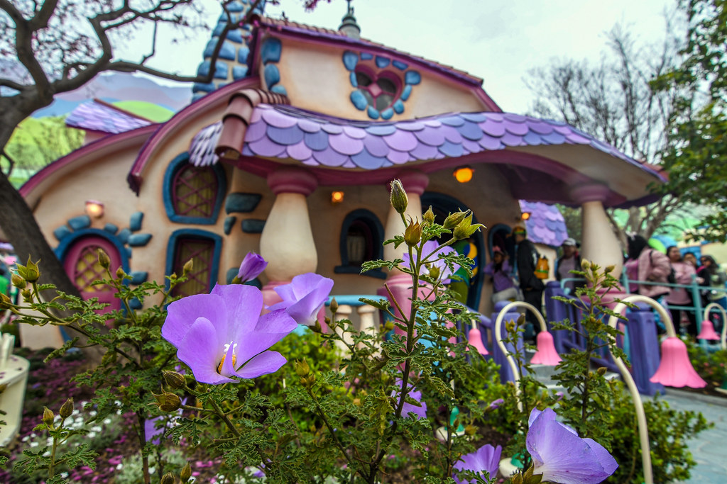 Minnie's House and flower Toontown DL
