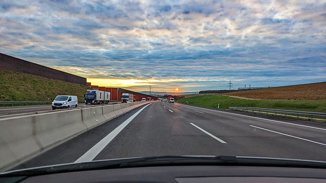 Motorway at sunrise (in explore 2023-03-22)