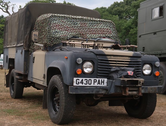 British Army Land Rover Rapier 127, G430 PAH