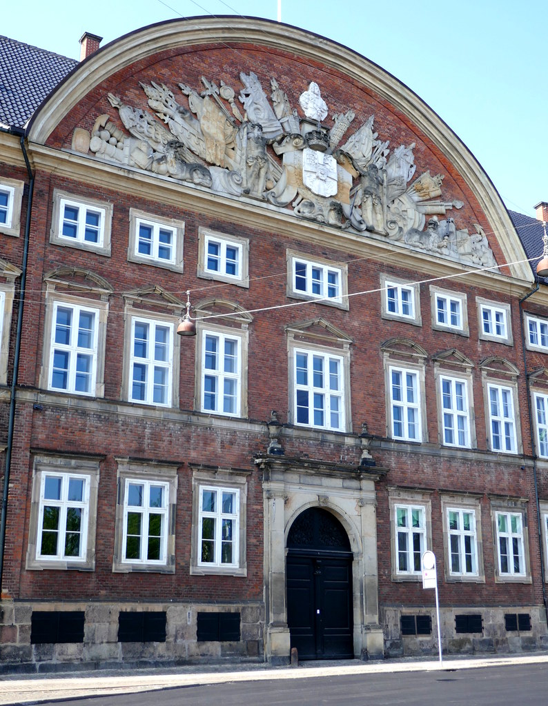 Ancienne chancellerie, 1721, Slotsholmen, Indre By, Copenhague, Danemark.