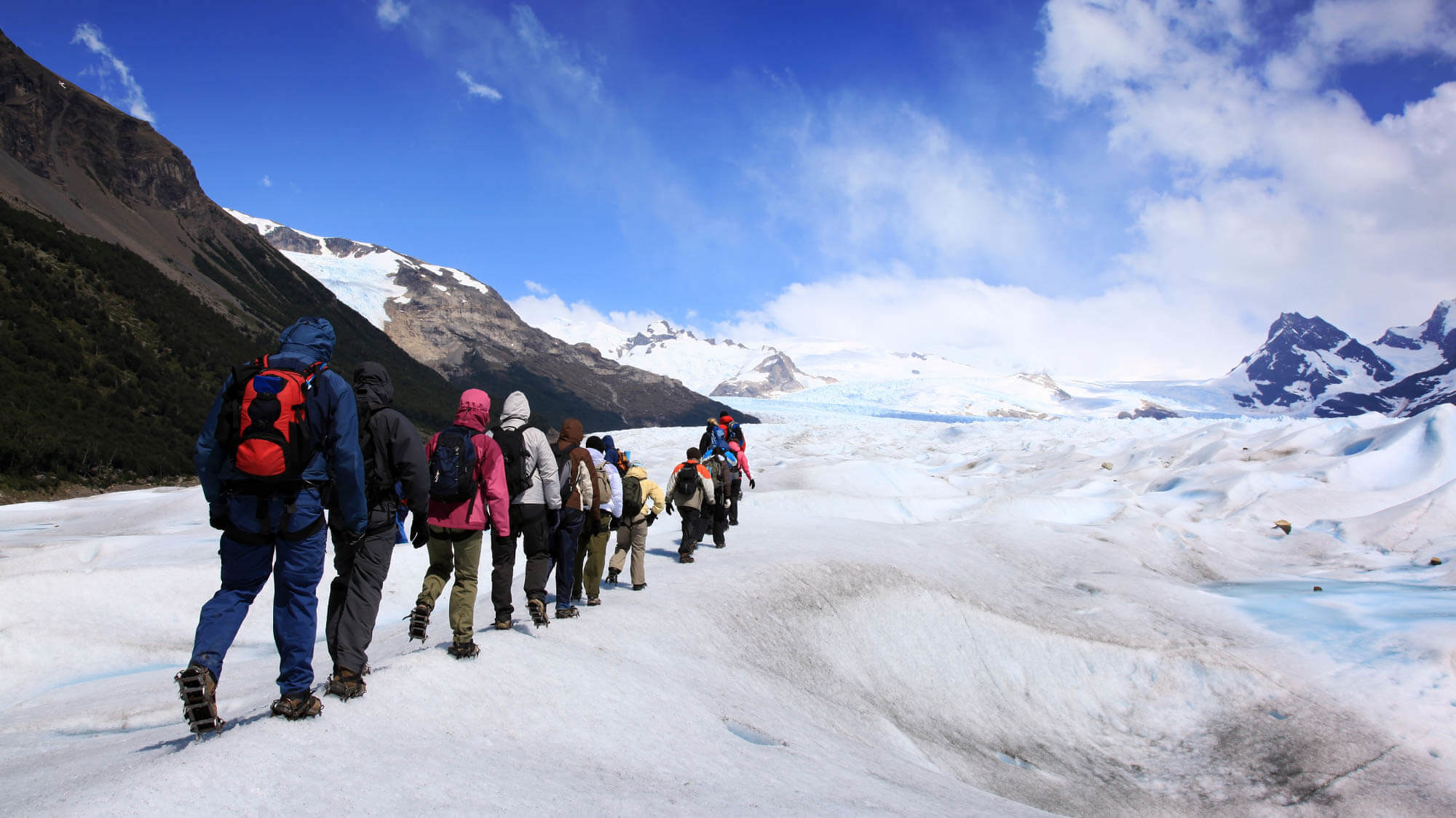 Hiking on the Perito Moreno Glacier, one of the best tours in El Calafate
