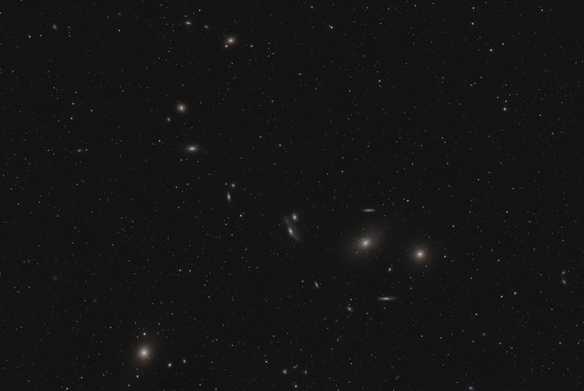 Markarian Chain Galaxies