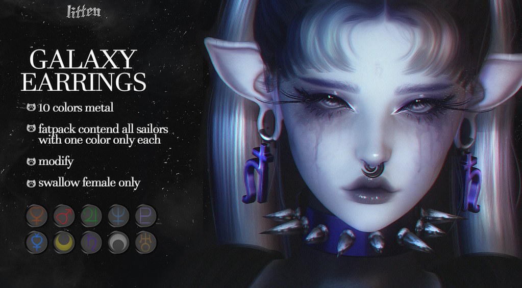 [Litten] Galaxy Earrings • Dollholic