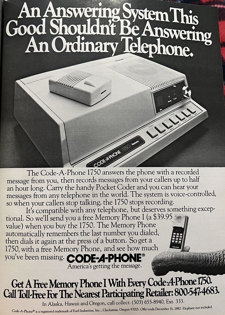 Code-A-Phone 1982