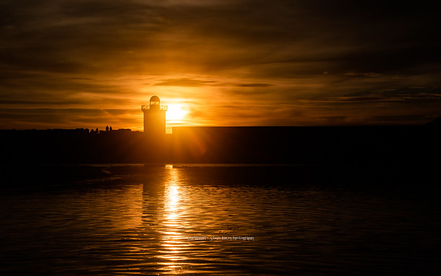 Burry Port Lighthouse Sunset