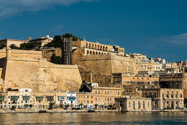 Fortifications in Valletta, Malta
