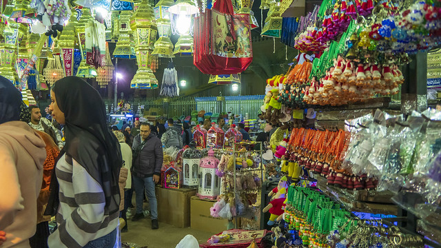 Ramadan Keychains at El-Seyada Zeinab market