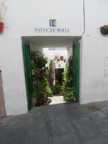 Patio de Maria, Calle  Cadiz, Conil  de la Frontera, Cadiz, Andalucia, Spain