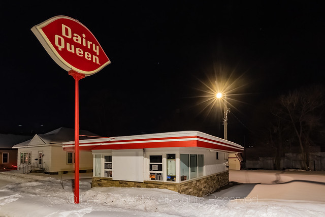 Dairy Queen Closed for Winter in Michigan's Upper Peninsula