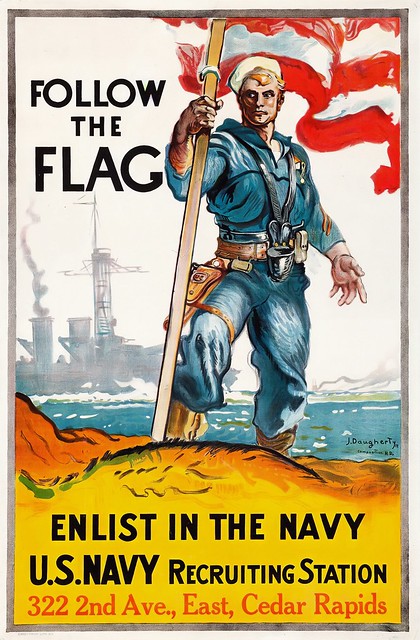 DAUGHERTY, James. Follow the Flag, 1917.