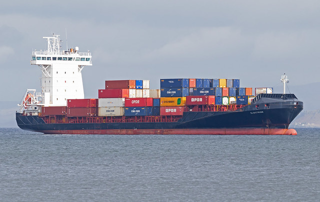 German Container Ship 'Elbstrom'