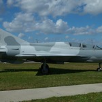 Mikoyan-Gurevich MiG-21UM in Lakeland C/n 664718 built sometime after 1967, marked Russia Air Force Black 299. Outside Draken International at Lakeland Linder Airport, FL, USA 25. January 2023.