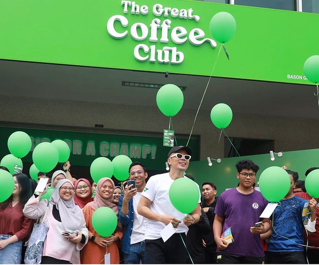 Awal Ashaari Buka Kedai Kopi The Great Coffee Club di Shah Alam