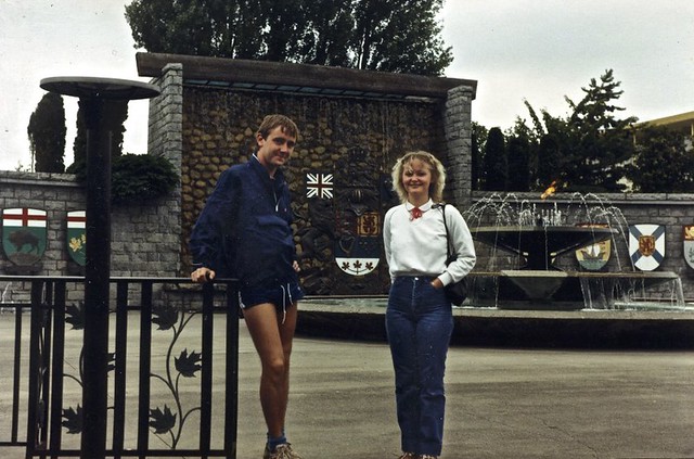 Jean and I, Victoria, Vancouver Island, 1982
