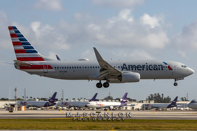 N934NN American Airlines | Boeing 737-823(WL) | Miami International Airport