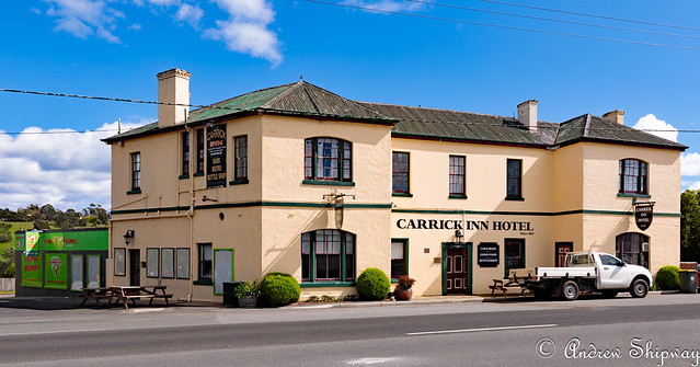The Carrick Inn Hotel (1833), Carrick, Tasmania.