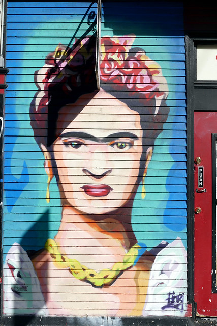 walking to kazan and back 3.0; frida kahlo mural