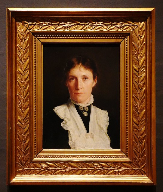 Carl Bloch (1834-1890) - The Artist's Wife, Alma Bloch, neé Trepka (1885) - Oil on panel - Statens Museum for Kunst (SMK)