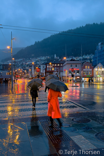 Raining in Bergen