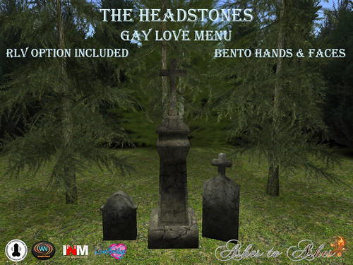 The Headstones | by Second Life Ashes to Ashes