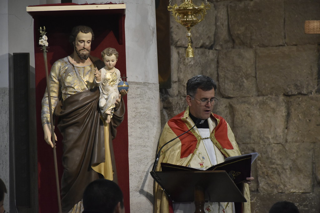 Italia - Maitines de San José y restauración de la imagen en Segni