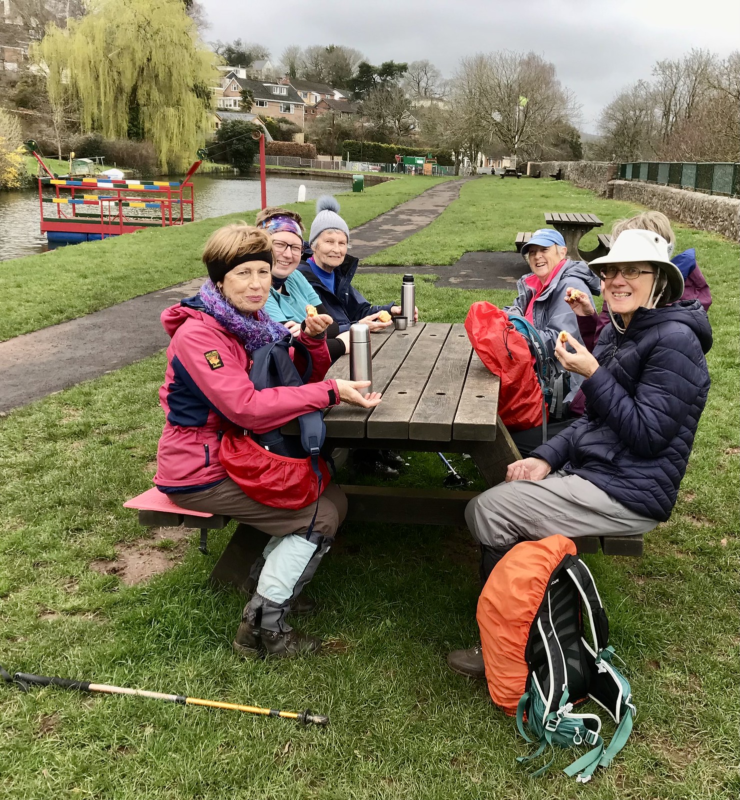 Lunch at Tiverton Canal Basin - March 2023