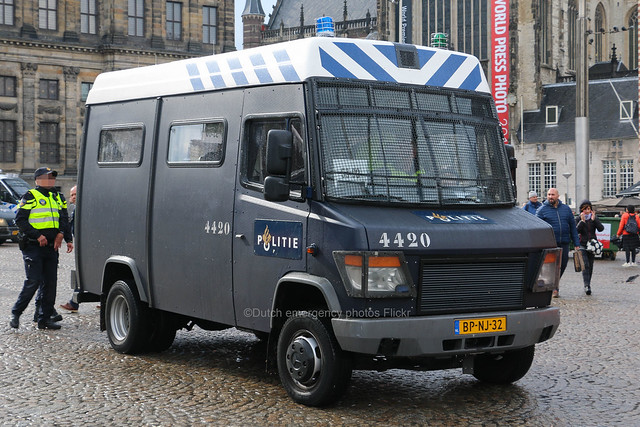Dutch riot police Mercedes-Benz Vario