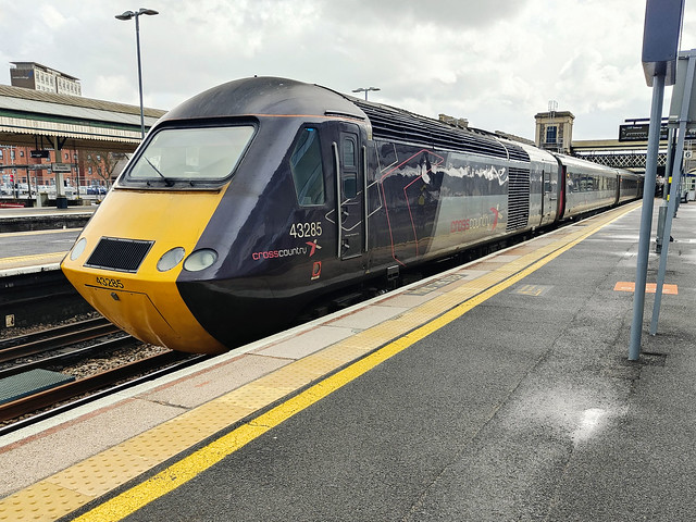 Crosscountry Class 43285 at Exeter St Davids