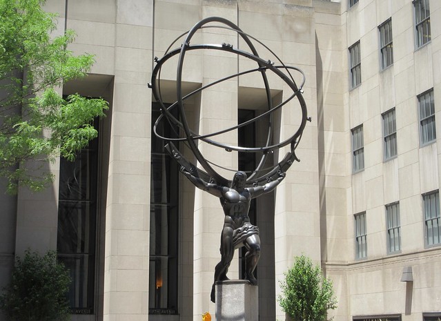 2019 Statue of Atlas 30 Rock - Rockefeller Center NYC 3112A