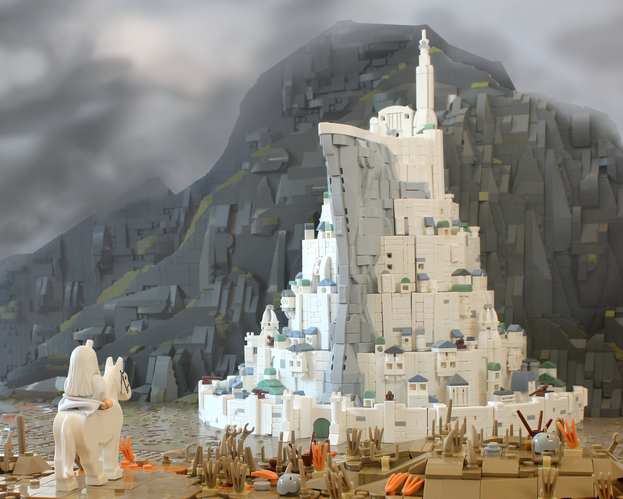 Minas Tirith, the citadel of Gondor  Lord of the rings, Fantasy places,  Castle designs