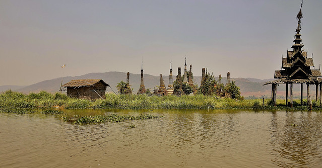 MYANMAR, Burma - rund um den  Inle-See,  Fahrt von Sagar nach Tar Kaung , 21493