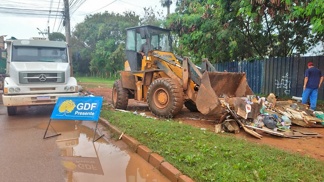 GDF Presente recolhe cerca de 90 toneladas de lixo na Cidade Estrutural
