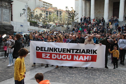 Delinkuentziaren aurkako manifestazioa, Mutrikun (2023)
