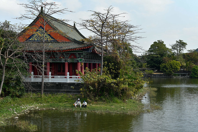 Fishing by the Confucius Temple