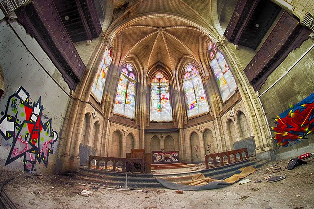 Chapel in abandoned nursing home