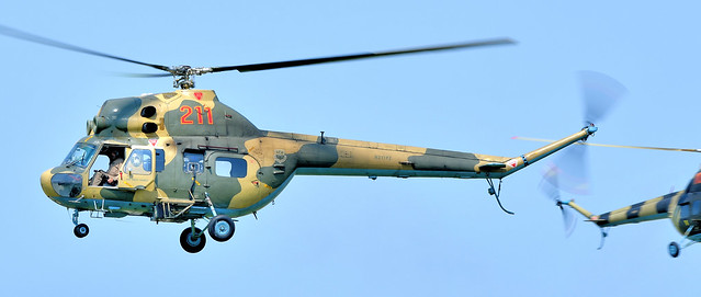 WSK PZL-Swidnik Mi-2R Hoplite Helicopter  N211PZ served with the Bulgarian Air Force s/n 211