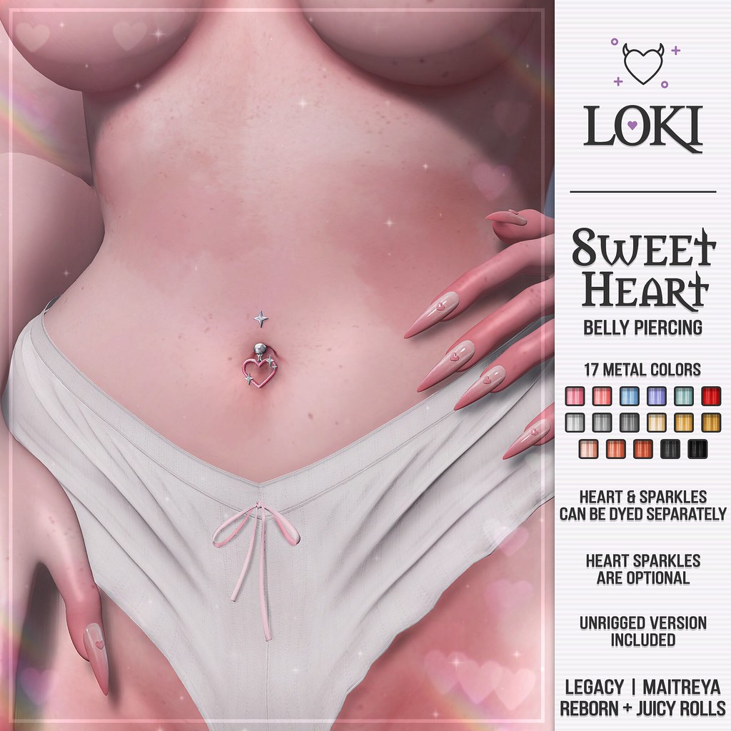 Loki • SweetHeart Belly Piercing • #SoKawaiiSundays | 26.03.2023